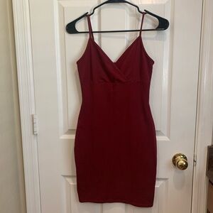Wild Fable Burgundy Mini Dress
